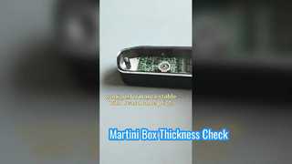 Boîte d'inspection pour machine à Martini