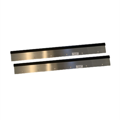 Lames de lavage argentées 560x60x0.5MM, matériau en caoutchouc/fer pour pièces de Machine d'impression GTO52