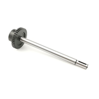 38 Dents Arbre d'engrenage en fer inoxydable avec surface poli pour engrenage de conduite de machine d'impression MO