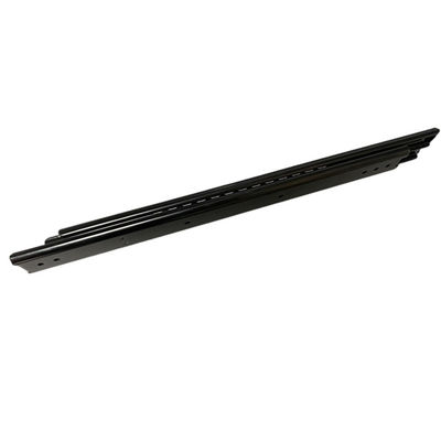 Matériau en fer Black Shield Track Rail télescopique avec traitement de surface polonais pour les pièces de la machine d'impression de Heidelberg