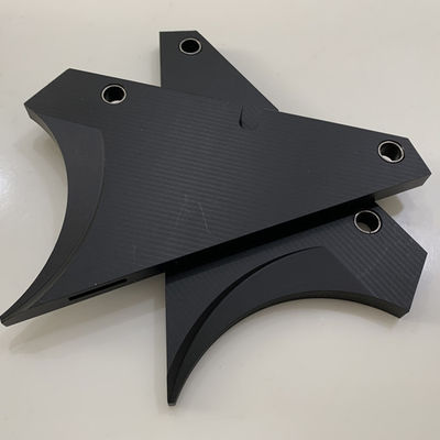 Plaque d'extrémité de couleur gris foncé pour blocs d'extrémité de conduit d'encre Roland 700, pièce de Machine d'impression 160x85mm