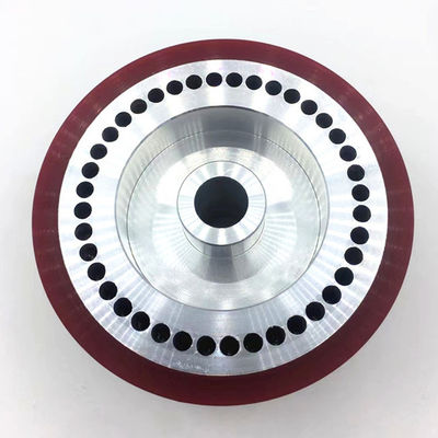 Roue d'aspiration résistante à l'usure de couleur de champagne Roue en caoutchouc pour machine d'impression offset de taille personnalisable