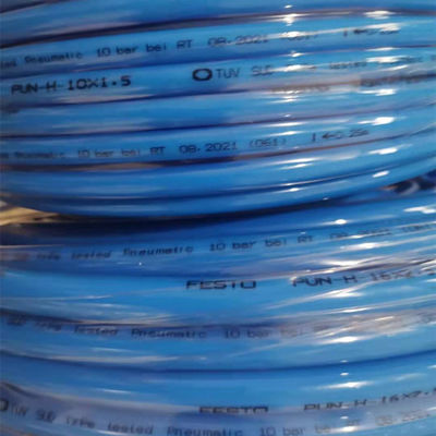 Tuyaux en PU de couleur bleue Festo 4 mm Taille Tuyaux pneumatiques pour machine d'impression offset