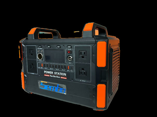 1000W 1048Wh Source d'alimentation de stockage d'énergie avec batterie au lithium fer phosphate et sortie d'onde sine