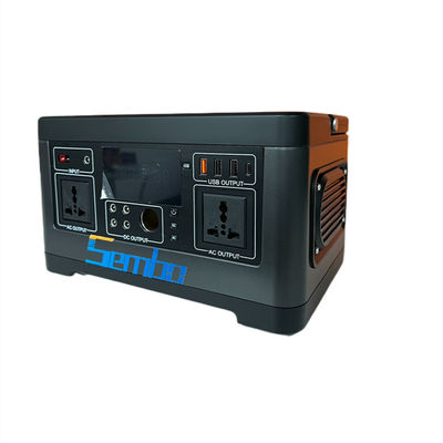 Source d'énergie portable de stockage d'énergie T10-1500W avec capacité de 1530 Wh et sortie CA à onde sinusoïdale pour une utilisation intérieure et extérieure