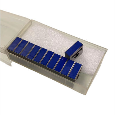 Tampon de préhension Roland en acier au carbone, avec caoutchouc bleu, pour pièces de rechange de presse à imprimer, 19x18x8mm