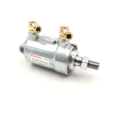Cylindre pneumatique en aluminium de haute qualité 132*72mm avec bouton en cuivre pour les machines SM52/74