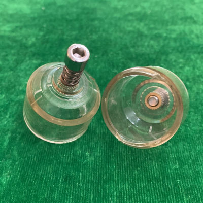 Plastique à extrémité élevé de expédition rapide du diamètre 25mm de tasse de boule de pièces de machine de pliage de gestion par objectifs