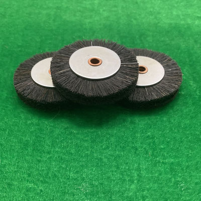 Roue de pinceau de couleur blanche 60x11x6mm pour la machine d'impression Roland à poils de porc/acier blanc