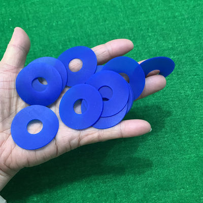 Les tailles bleues de norme de couleur de surgeon en caoutchouc plat de 38 x de 15 x de 0.8mm forme