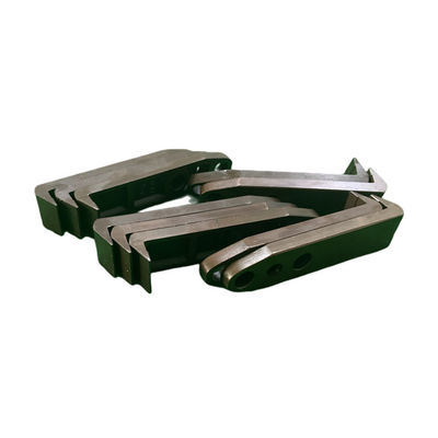 Grippe en acier brun de 70 mm x 16 x 5 mm avec trou du milieu de 6 mm pour l'impression offset