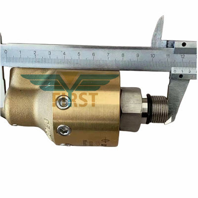 Je vous en prie.580.2807 Valve d'union rotative résistante aux températures élevées avec corps en cuivre/acier pour la tête de refroidissement par alcool CD102