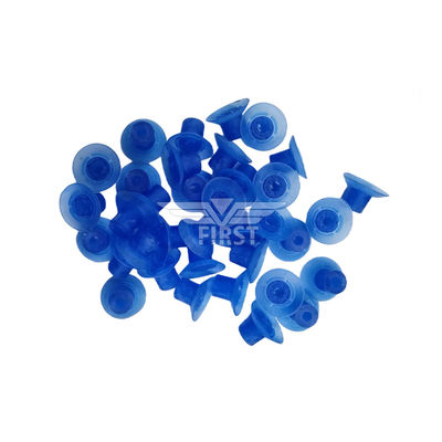 Sucteur en caoutchouc de couleur bleue 32x18 mm Sucteur à pieds hauts pour machine de découpe sous pression avec matériau en caoutchouc durable