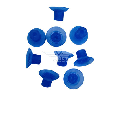 Sucteur en caoutchouc de couleur bleue 32x18 mm Sucteur à pieds hauts pour machine de découpe sous pression avec matériau en caoutchouc durable