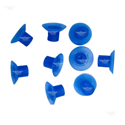 Sucteur en caoutchouc de couleur bleue 32x18 mm Sucteur à pieds hauts pour machine de découpe sous pression avec matériau en caoutchouc durable