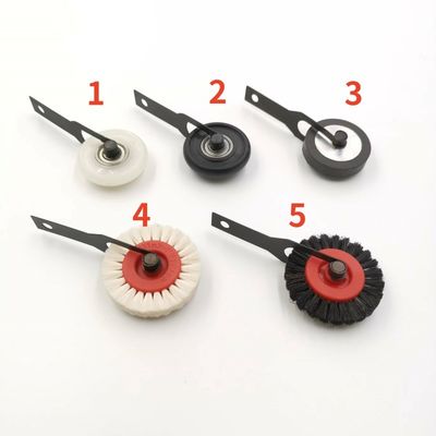 Heidelberg Feeder Brush Wheel avec support en fer pour la machine d'impression - plastique haut de gamme et longue durée d'utilisation