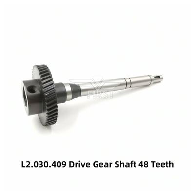 Arbre d'engrenage en fer inoxydable avec 48 dents, pièces de rechange pour presse d'impression Offset CD74 XL75