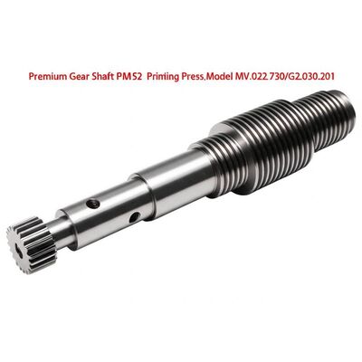 Arbre d'engrenage de qualité supérieure pour presse d'impression Heidelberg SM52/PM52 avec ingénierie de précision et spécifications OEM