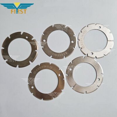 Lames de coupe en acier blanc de la machine à plier Heidelberg-Stahl - Options en forme de U et en forme de V pour la résistance à l'usure