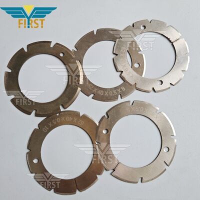 Lames de coupe en acier blanc de la machine à plier Heidelberg-Stahl - Options en forme de U et en forme de V pour la résistance à l'usure