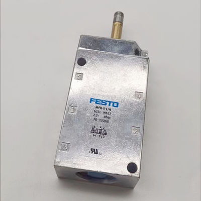 Valve d'air FESTO 8BAR Vente solénoïde en aluminium/cuivre/fer pour une machine d'impression offset