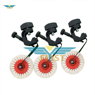 Brosse de roue Heidelberg avec traitement de Surface de polissage et matériau en fer à poils de porc pour Machines d'impression OEM disponible
