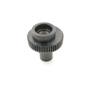 Matériau d'acier Sm102 Spindle de tête d'engrenage 56x65 mm Poussée de décalage de la tête d'essieu