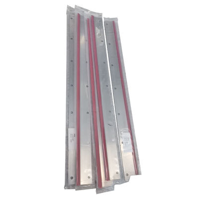 Imprimante à l'encre résistante aux UV Heidelberg Lave-up Blade 605x46x0.5mm avec 7 trous pour SM52 PM52